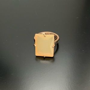 Kate Spade Square Pink Gem Ring